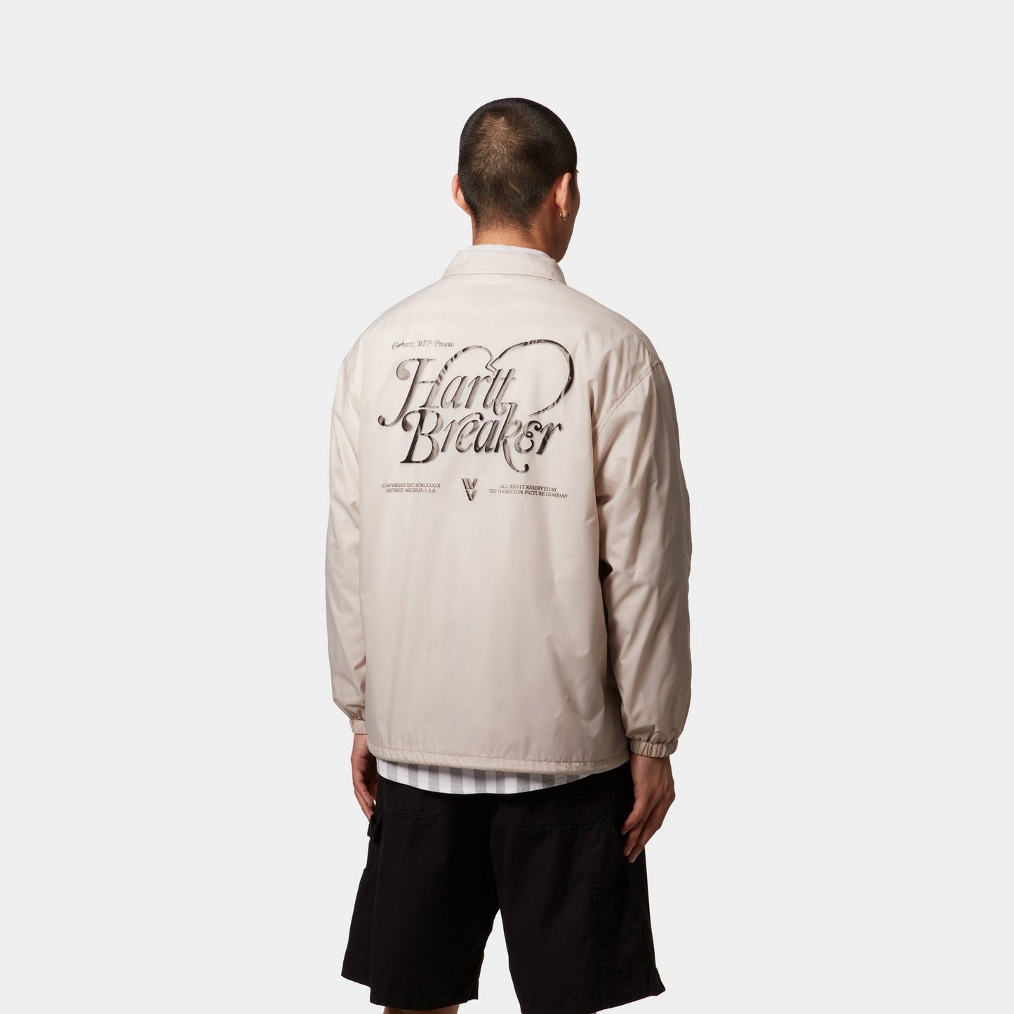 HarttBreaker Coach Jacket | Silver Cloud