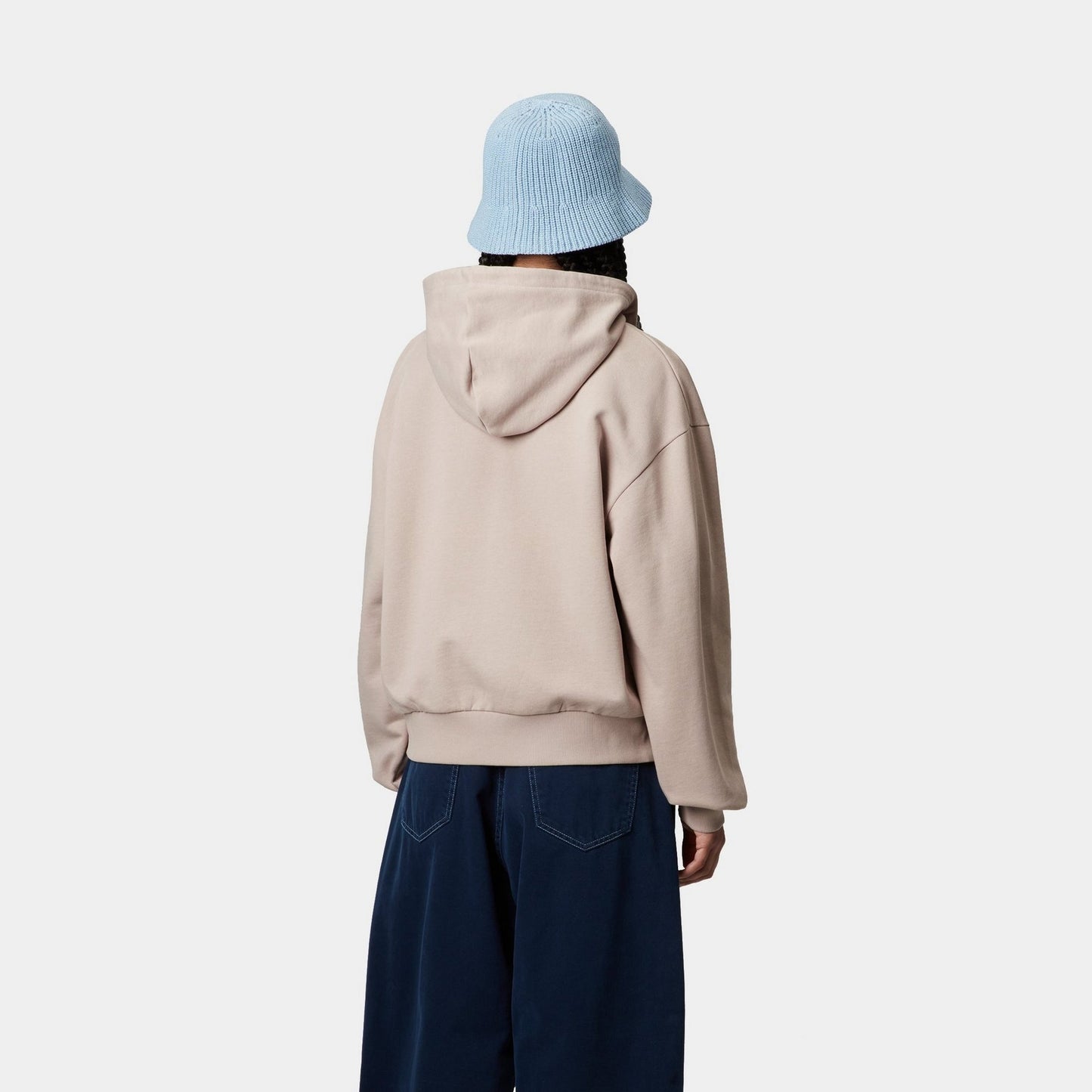 Women's Hooded Casey Jacket | Dusky Beige / Silver