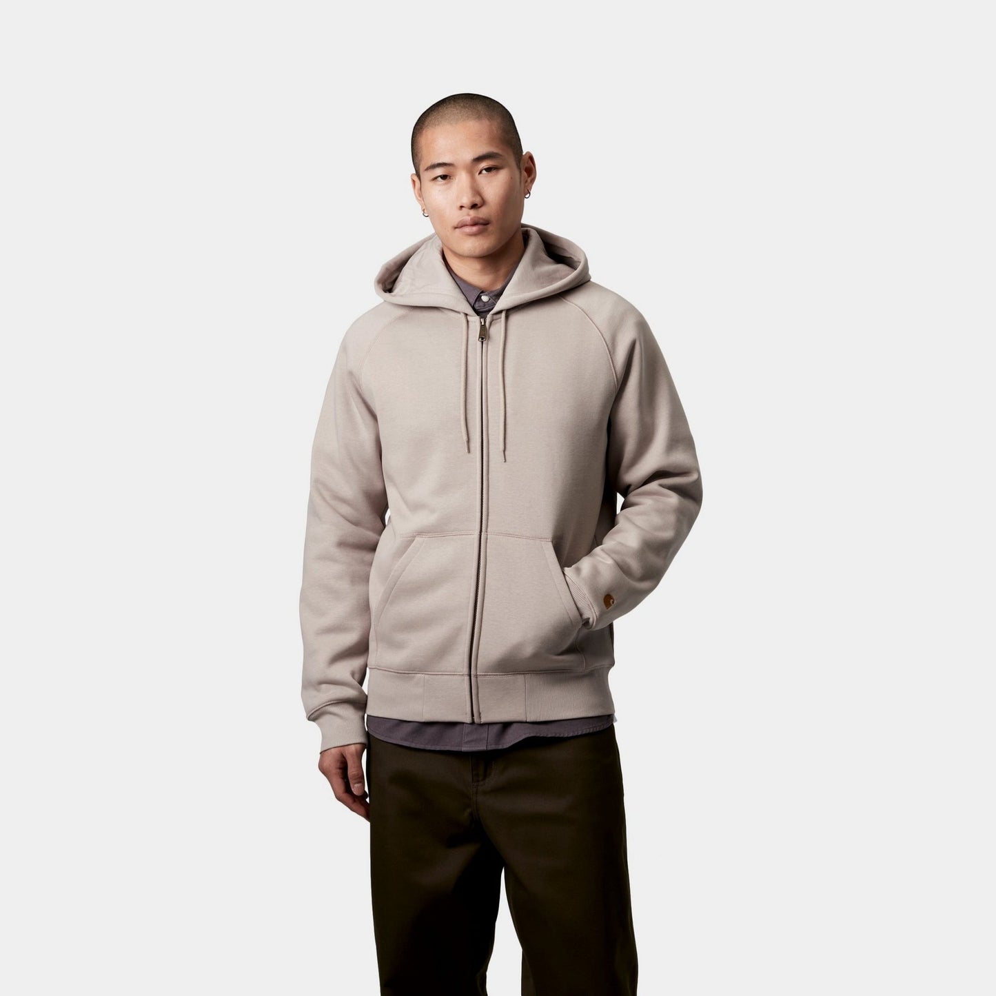 Hooded Chase Jacket | Dusky Beige