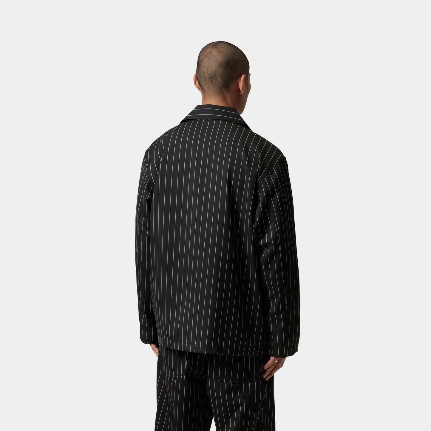 Seaton Blazer | Black / Wax Stripe