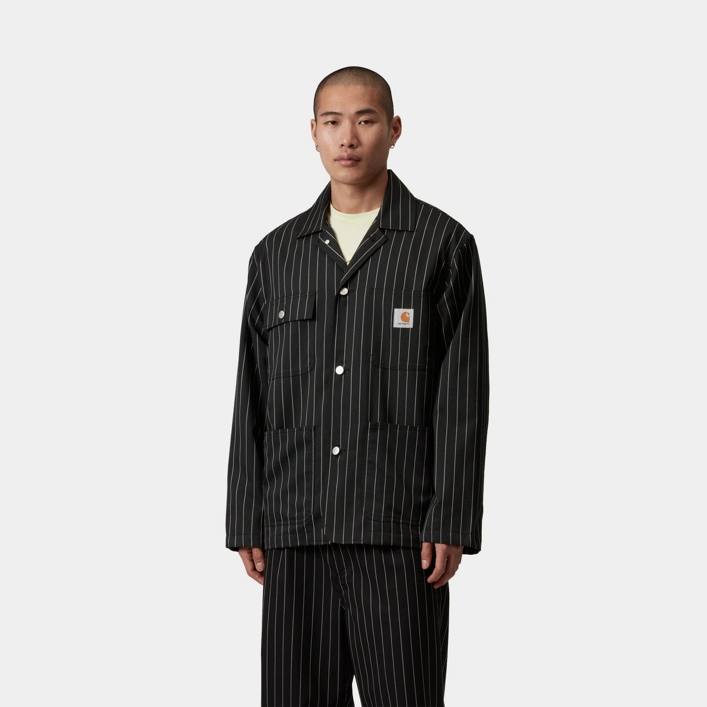 Seaton Blazer | Black / Wax Stripe