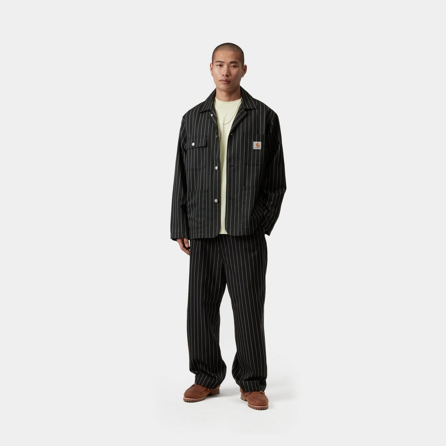 Seaton Blazer | Black / Wax Stripe