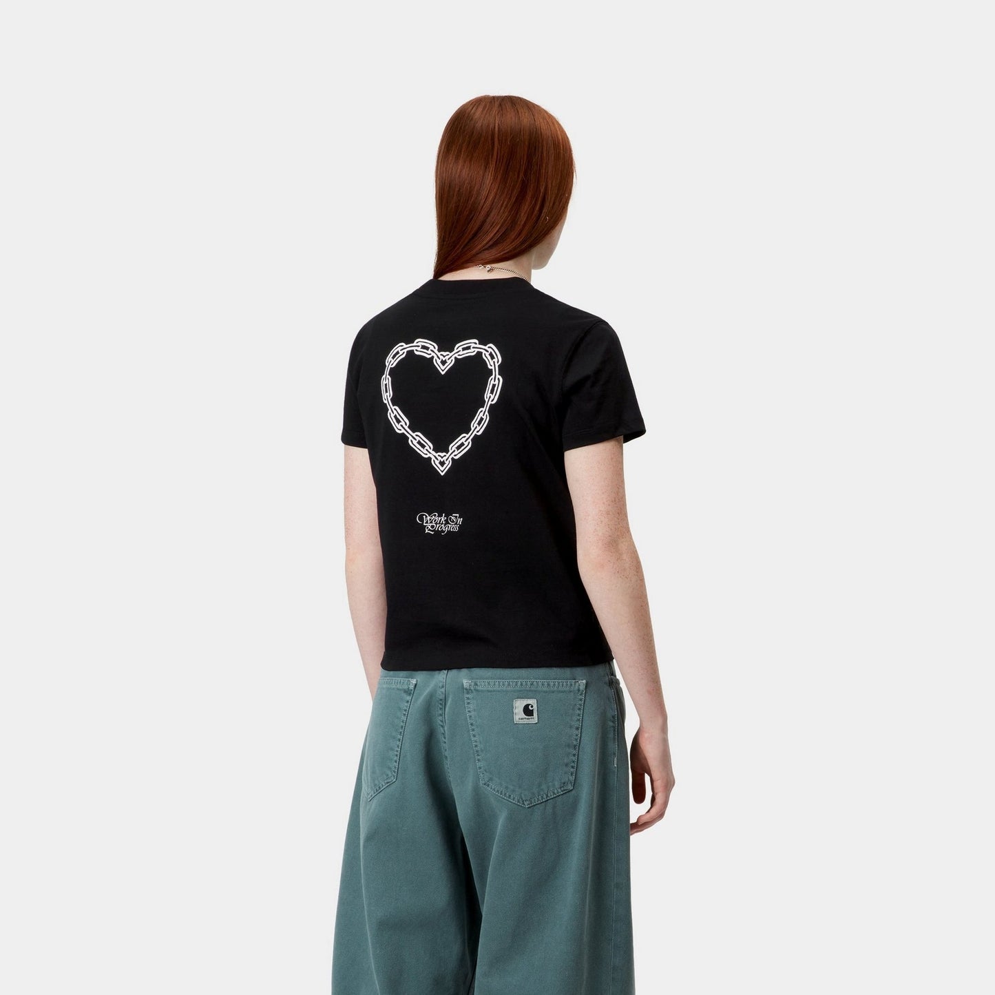 Women's Chained T-Shirt | Black / White
