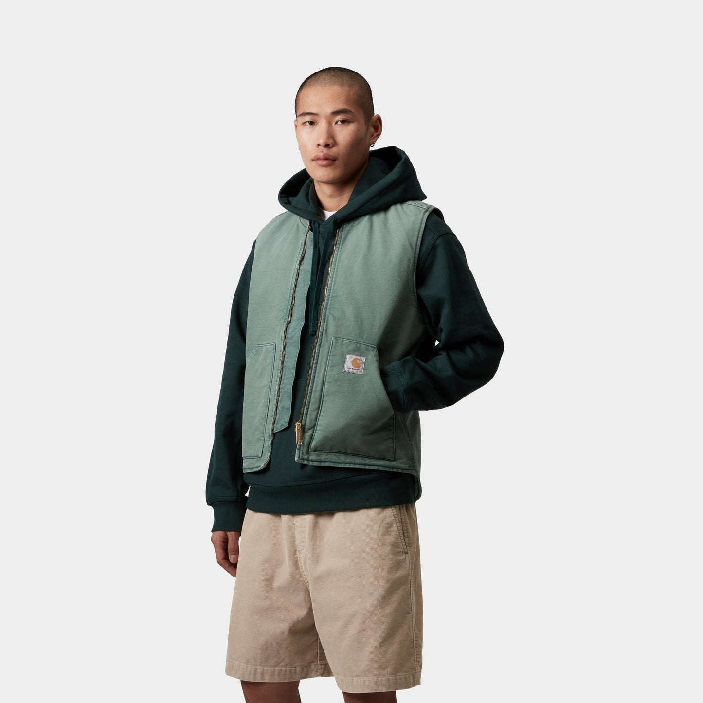 Vest (Spring) - Stone Canvas | Silver Pine