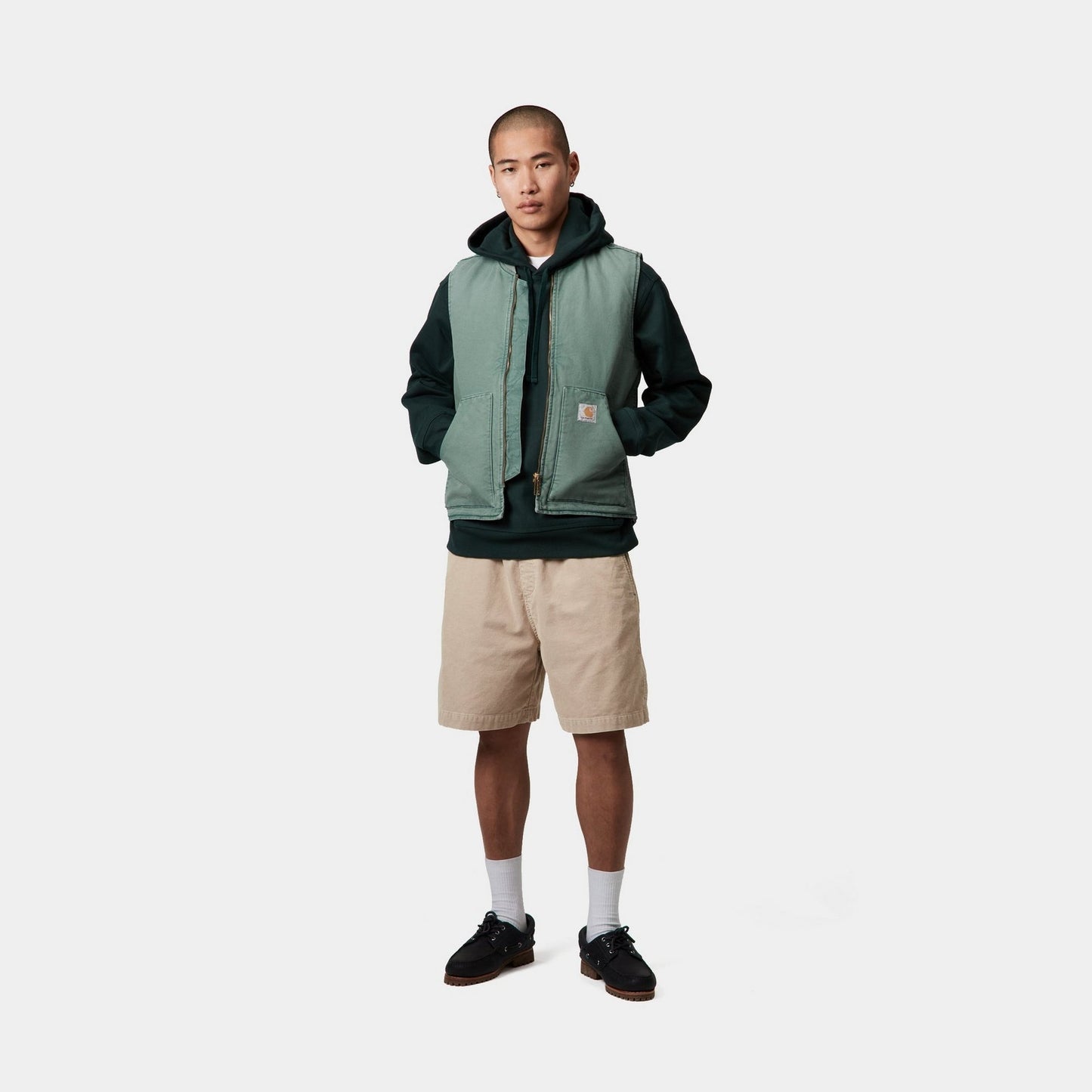 Vest (Spring) - Stone Canvas | Silver Pine