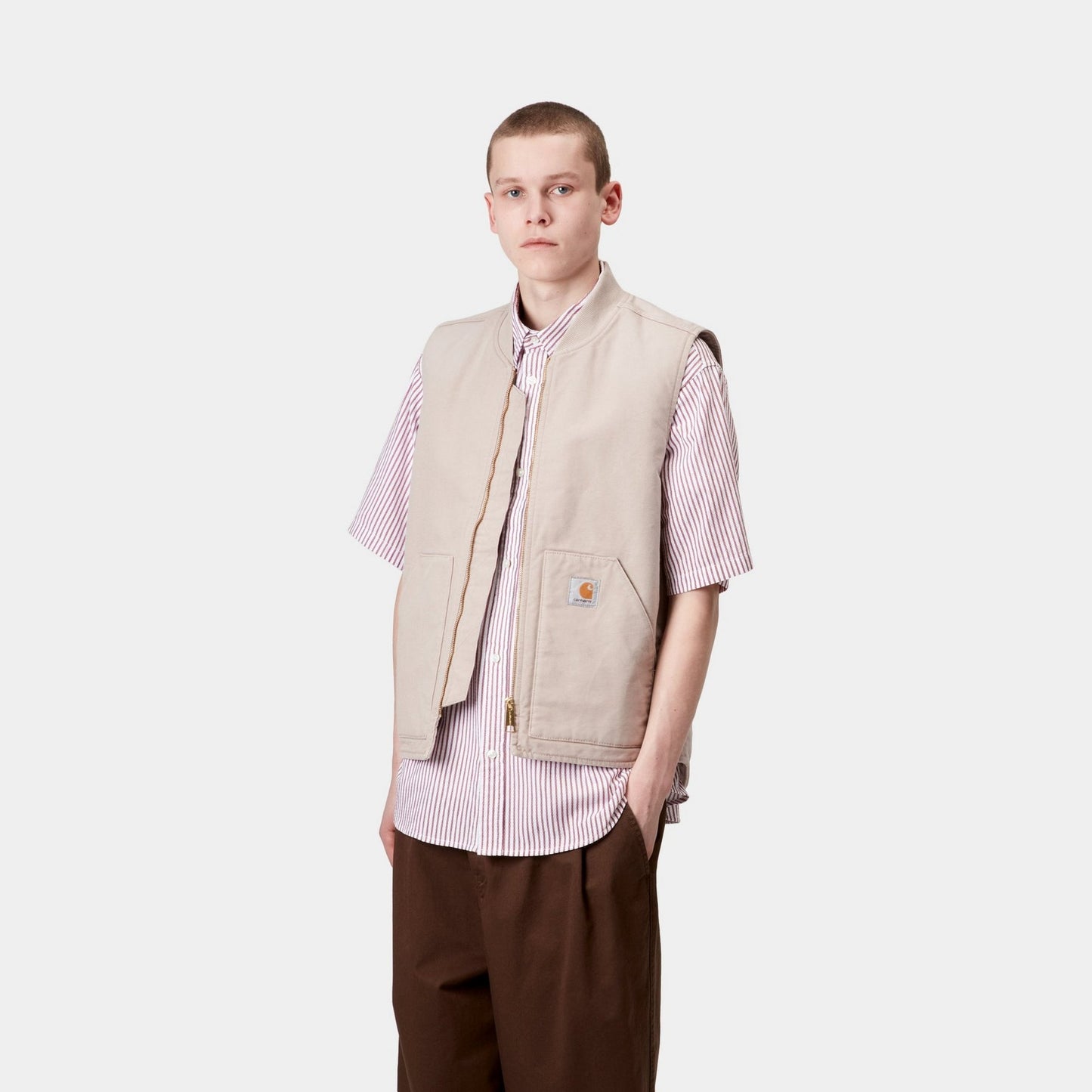 Vest (Spring) - Stone Canvas | Dusky Beige
