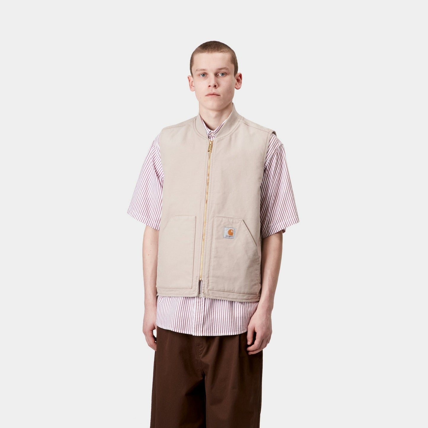 Vest (Spring) - Stone Canvas | Dusky Beige