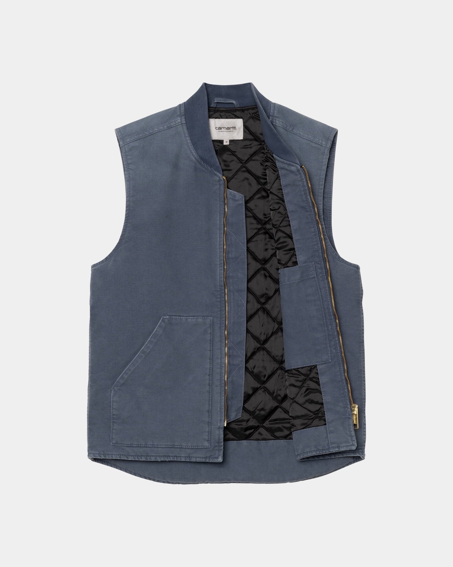 Vest (Spring) - Stone Canvas | Dusky Blue