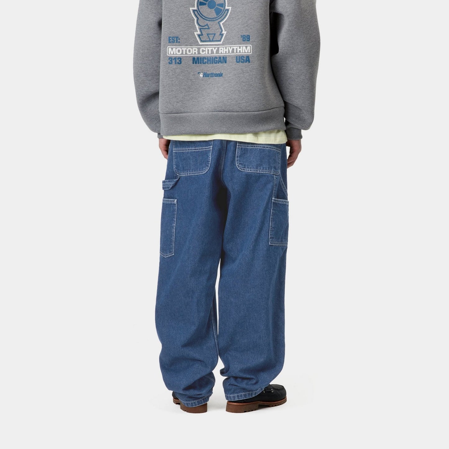 Single Knee Heart Label Pant - Norco Denim | Blue (stone washed)
