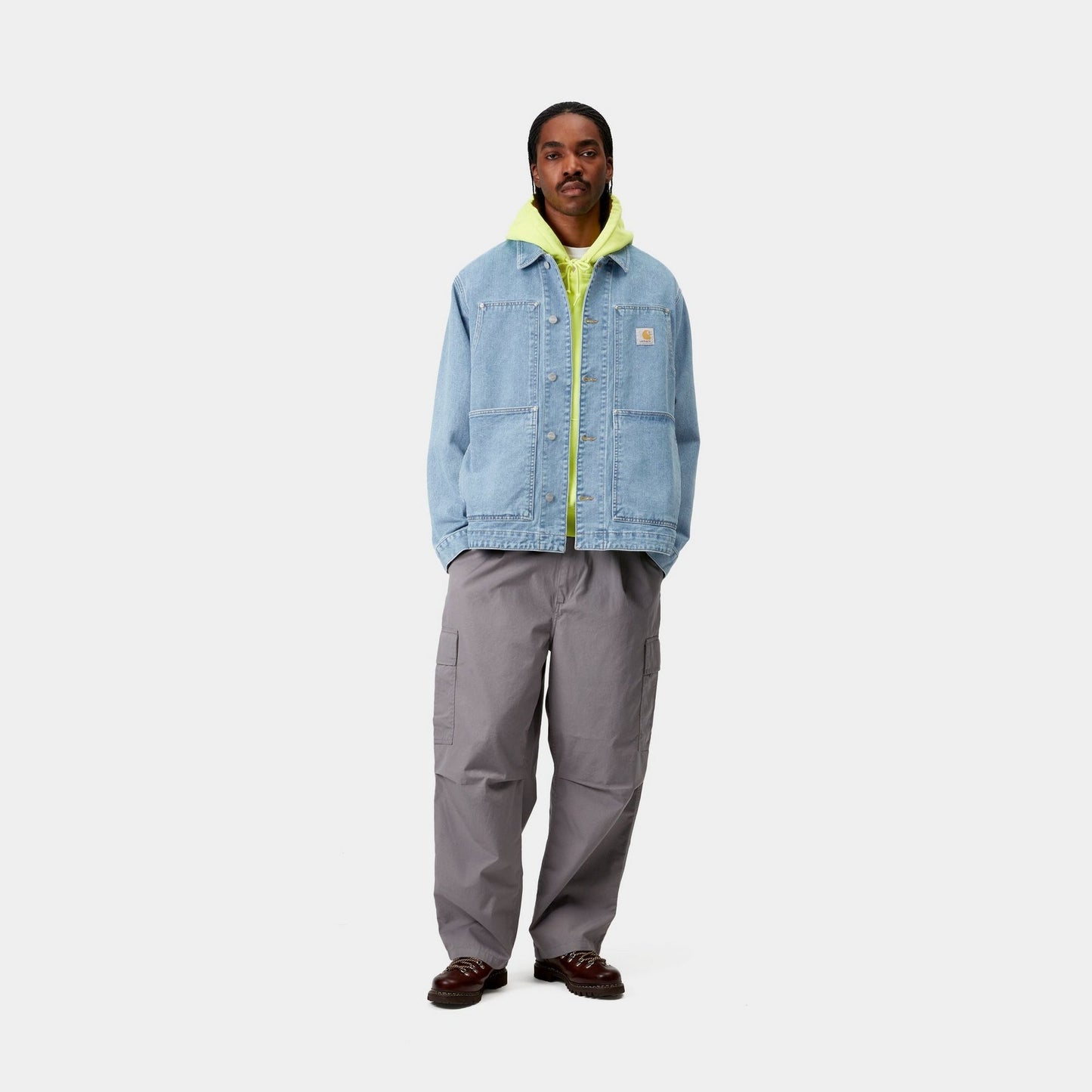OG Double Front Jacket | Blue (stone bleached)