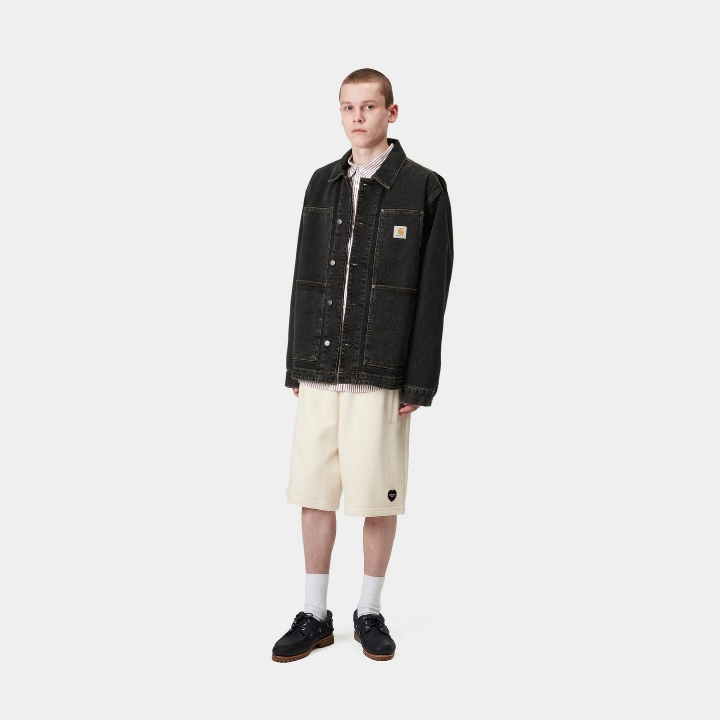 OG Double Front Jacket | Black (stone washed)