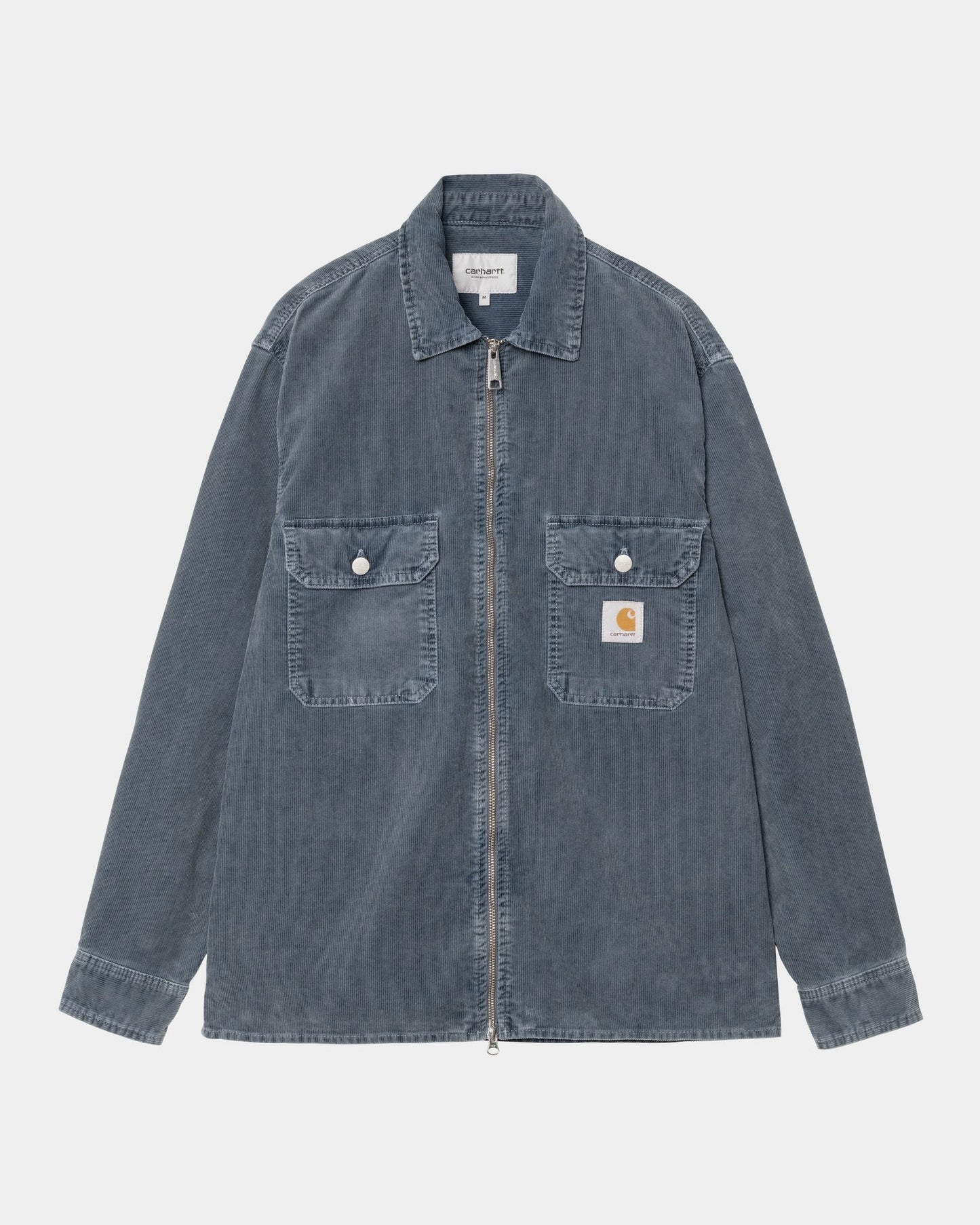Reynold Corduroy Shirt Jacket | Dusky Blue (dusky washed)