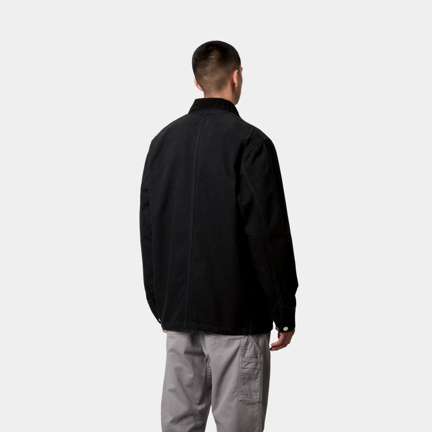 OG Chore Coat (Spring) | Black / Black (aged canvas)