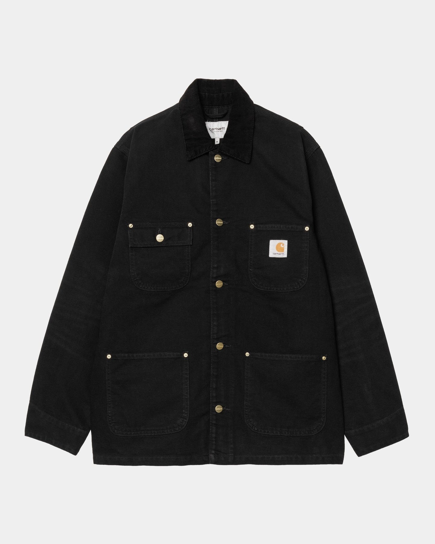 OG Chore Coat (Spring) | Black / Black (aged canvas)