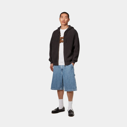 Nash Single Knee Long Short | Blue (stone washed)