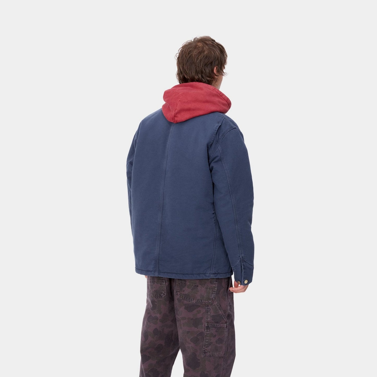 OG Chore Coat (Winter) | Air Force Blue / Black (aged canvas)