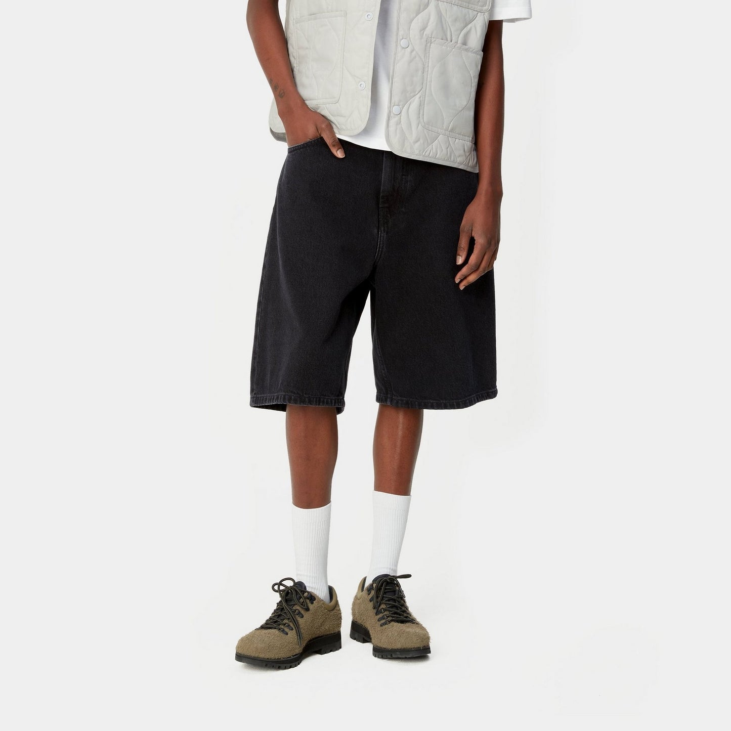 Women's Brandon Short | Black (stone washed)