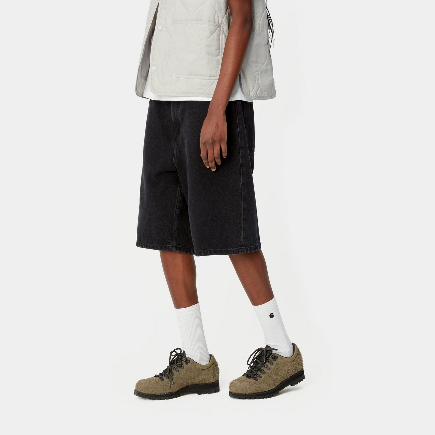 Women's Brandon Short | Black (stone washed)