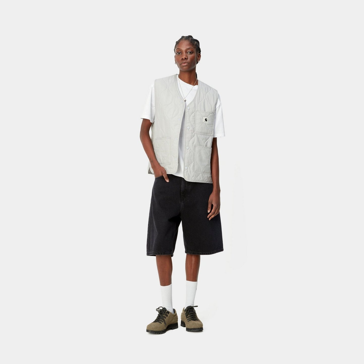 Women's Brandon Short | Black (stone washed)