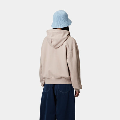 Women's Hooded Casey Jacket | Dusky Beige / Silver