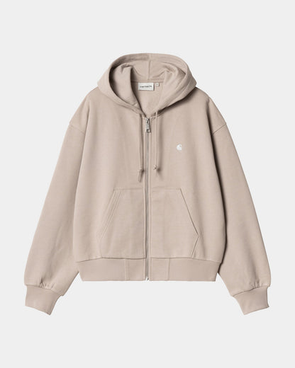 Women's Hooded Casey Jacket | Dusky Beige / Silver