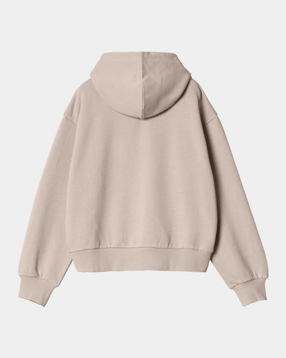 Women's Hooded Casey Jacket | Dusky Beige / Silver