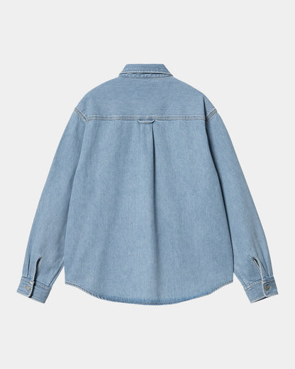 Harvey Shirt Jacket | Blue (stone bleached)