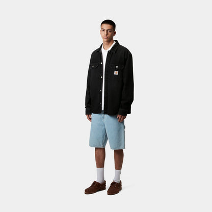 Harvey Shirt Jacket | Black (dark used wash)