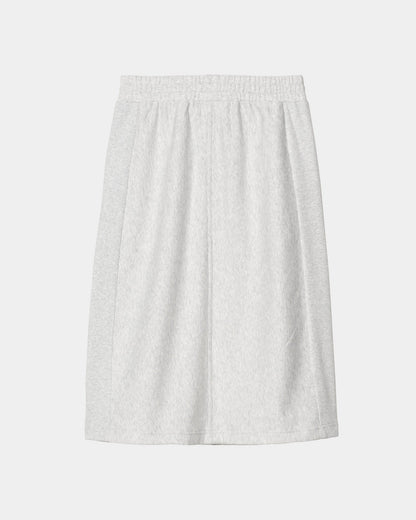 American Script Sweat Skirt | Ash Heather