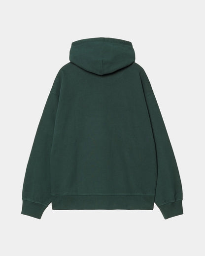 Hooded Flaming Ducks Sweatshirt | Conifer