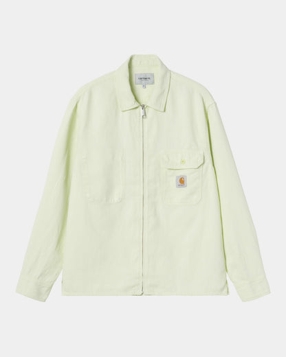 Rainer Shirt Jacket | Air Green (garment dyed)
