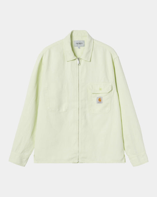 Rainer Shirt Jacket | Air Green (garment dyed)