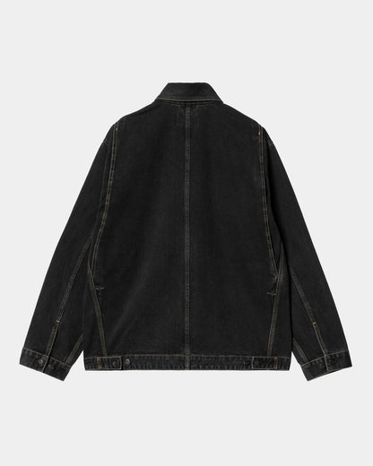 OG Double Front Jacket | Black (stone washed)