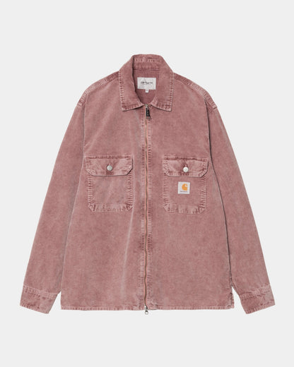 Reynold Corduroy Shirt Jacket | Dusky Pink (dusky washed)
