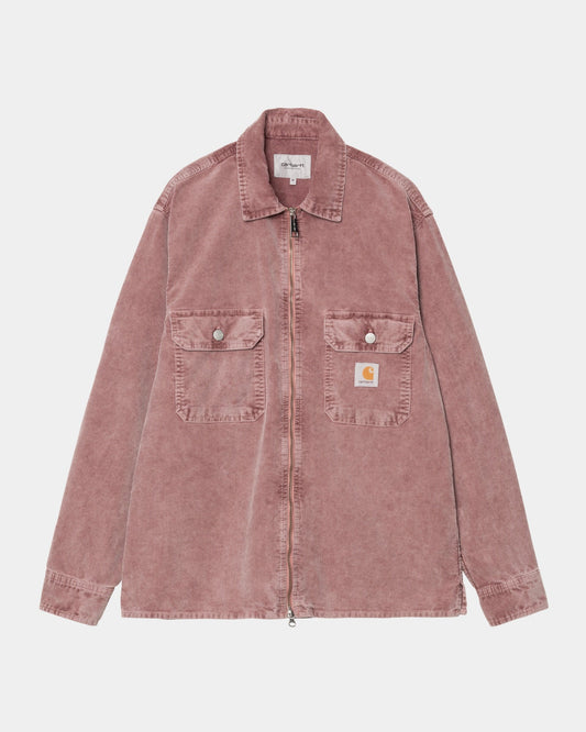 Reynold Corduroy Shirt Jacket | Dusky Pink (dusky washed)