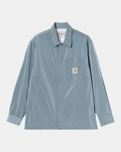 Canby Shirt Jacket | Clay Blue / White