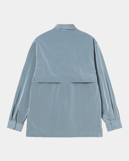 Canby Shirt Jacket | Clay Blue / White