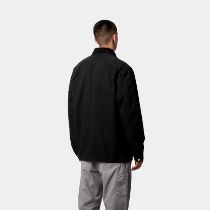 OG Chore Coat (Spring) | Black / Black (aged canvas)