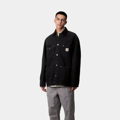 OG Chore Coat (Spring) | Black / Black (aged canvas)