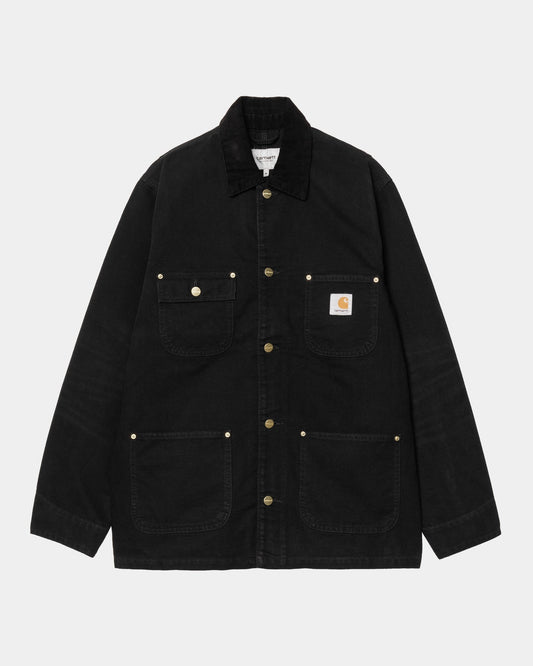 OG Chore Coat (Spring) | Black / Black (aged canvas)