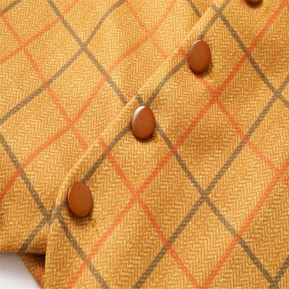 Men's Vest Waistcoat Daily Wear Going out Vintage Fashion Spring &  Fall Button Polyester Comfortable Plain Single Breasted Collarless Regular Fit Buff Light Grey Vest